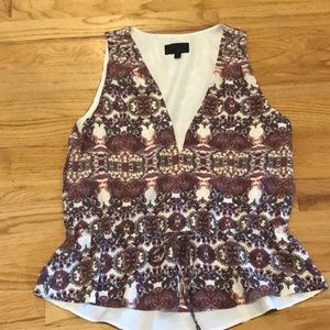 INTERMIX Silk blouse.